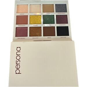 NEW Persona Cosmetics Identity Two Eyeshadow Palette 12 Shades - Full Size 13.8g